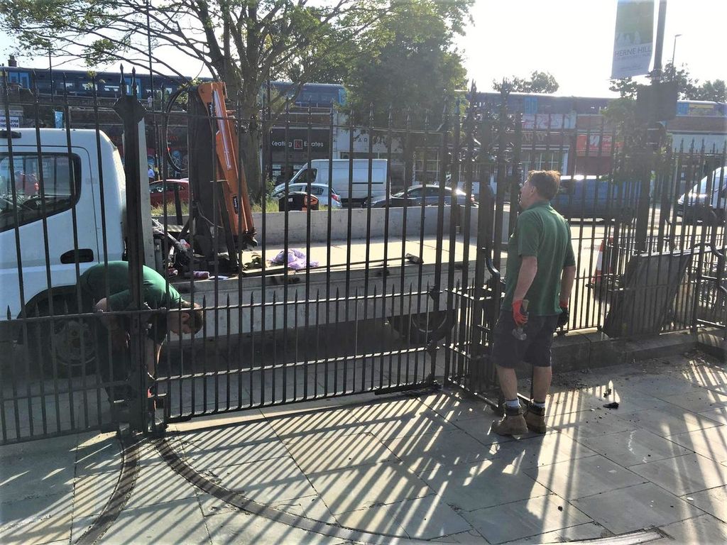 Removal & Reinstatement of Brockwell Park Gates, Herne Hill, London SE24 Removal & Reinstatement of Brockwell Park Gates, Herne Hill, London SE24