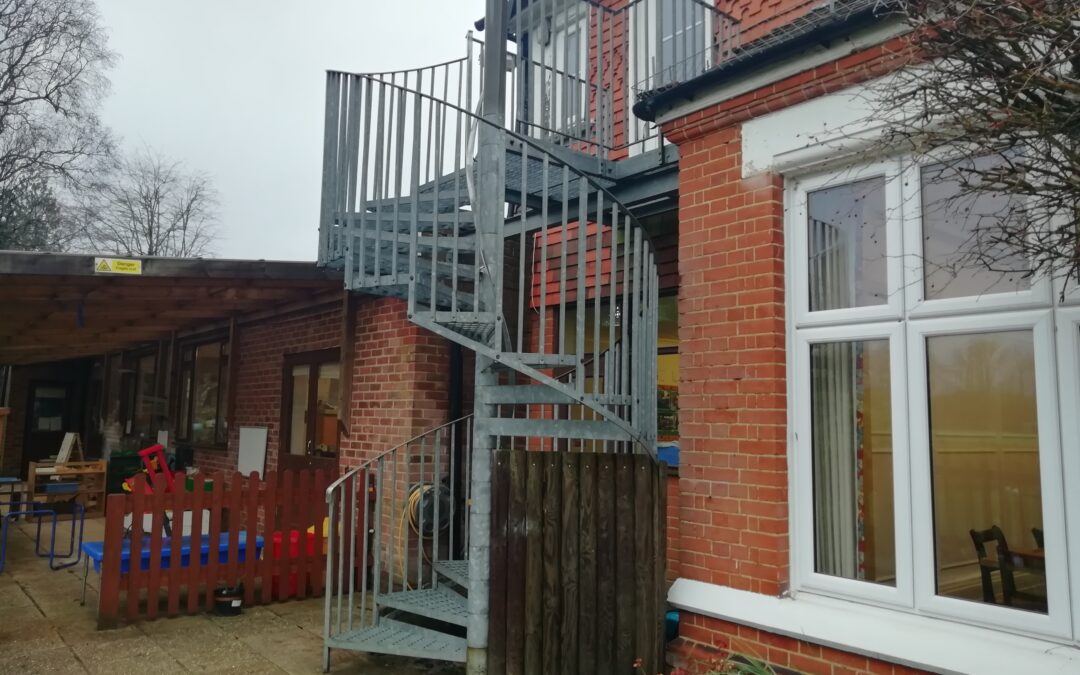 Inspection of Spiral Fire Escape, Yately, Surrey