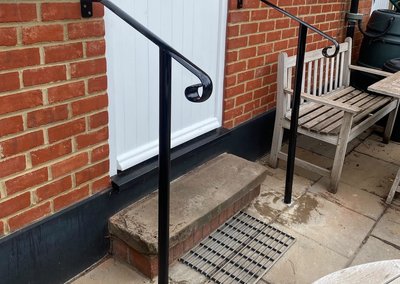 New Back Door Handrails