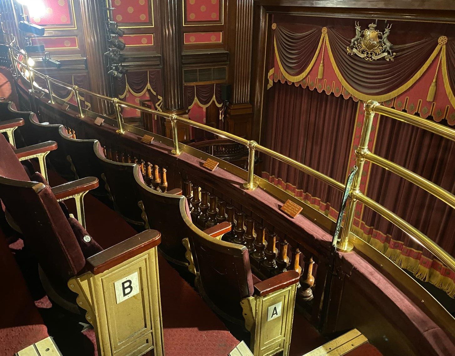 New Brass Handrails, St. Martin's Theatre, London